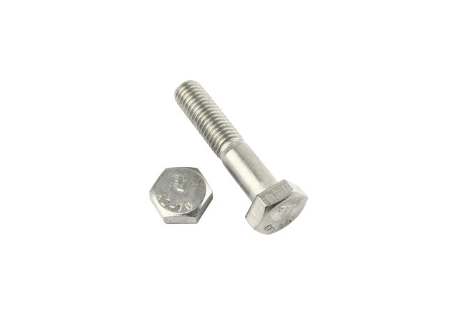 Hexagon Screw with shaft - DIN 931 M6 x 40 - Stainless Steel V2A