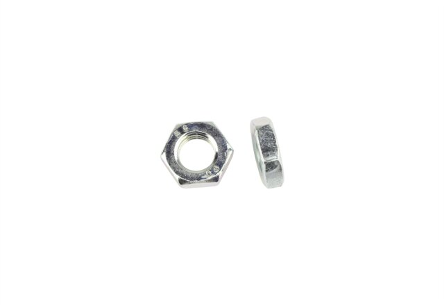 Hexagon Nut flat DIN 439 M16x1,5 fine thread - Steel zinc plated