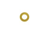 Washer without bevel A DIN 125 5,3x10x1,0 - Brass
