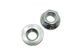 Hexagon Nut with flange DIN 6923 M5 - Steel zinc plated