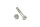 Hexagon Screw with shaft 16 x 200 -Stainless Steel-