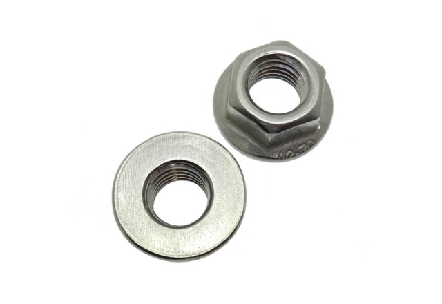 Hexagon Nut with flange DIN 6923 M4 - Stainless Steel