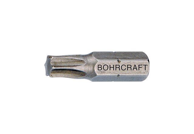 Screwdriver-Bit for TX screws , 1/4" drive, length 25 mm
