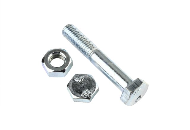 Hexagon Screw & Nut - DIN 601 -  M16 x 190 -Steel zinc plated-