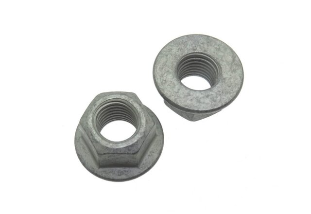 Hexagon flange nut 10 M14 x 1,5 fine thread - Steel zinc flake coating - class 10