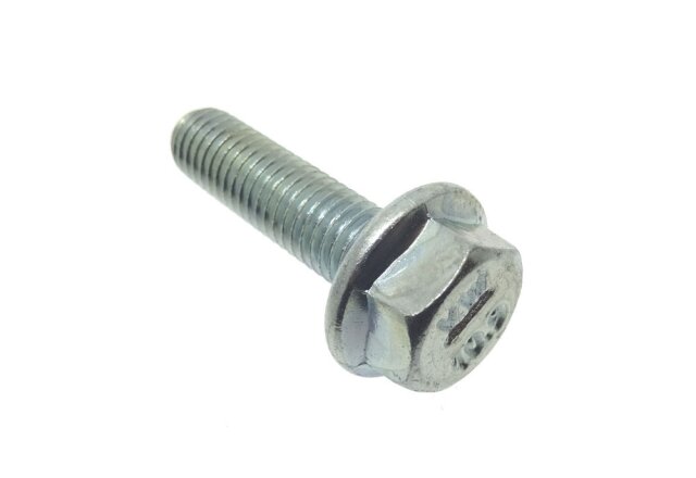 Hexagon screw with flange DIN 6921 10.9 M16 x 40 - Steel zinc plated