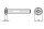 Linsenkopfschraube mit Flansch ISO 7380-2 M5 x 16 T25 Vollgewinde A2