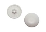 decoration cap with pin ISR white -Polyamid-