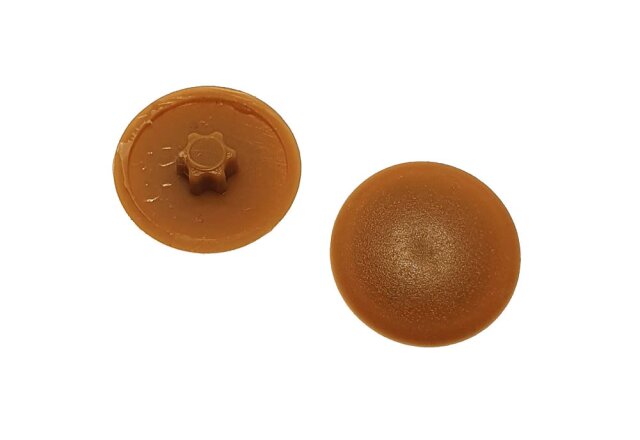 decoration cap with pin ISR light brown -Polyamid-