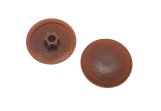 decoration cap with pin ISR fawn brown -Polyamid-
