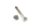 hex head wood screw DIN 571 M10 -Stainless Steel A2-