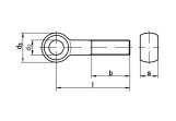 Augenschrauben DIN 444 - Stahl 4.6 - Form B - M5 - galv....