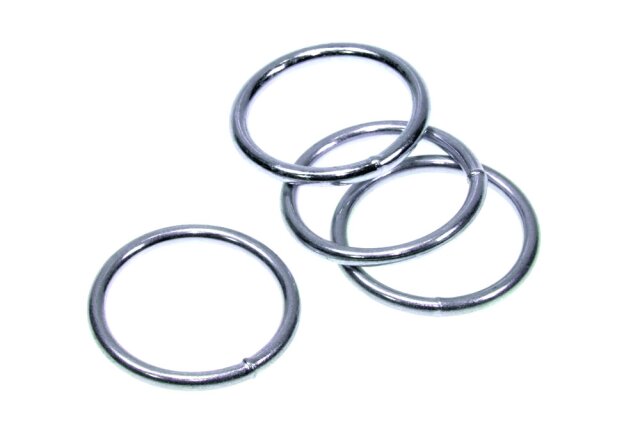 Runde Ringe, Material 6 mm, Ø- 30 mm, verzinkt, geschweißt
