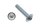 Round-head screw with flange ISO 7380-2 M8 - 10.9 zinc plated