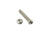 Round-head screw ISO 7380-1 M4 x 6 - Stainless Steel A2