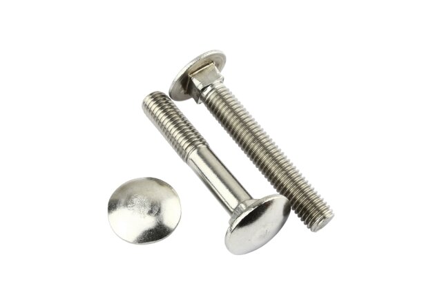 Round-head screw DIN 603 - M10 - Stainless Steel V2A